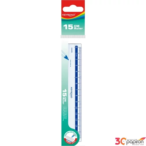 Vonalzó 15 cm Keyroad klasszikus KR9716007
