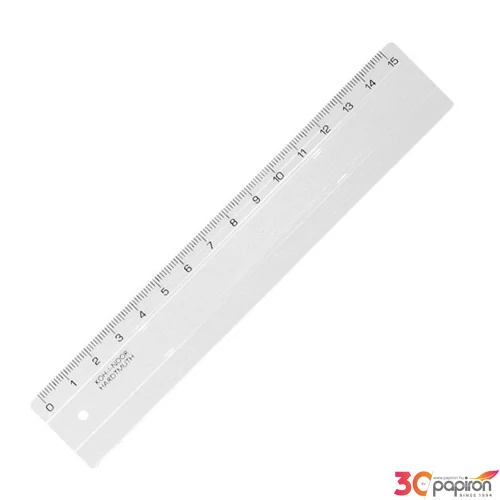 Vonalzó 15cm egyenes Koh-I-Noor 742500 műanyag átlátszó iskolaszer- tanszer