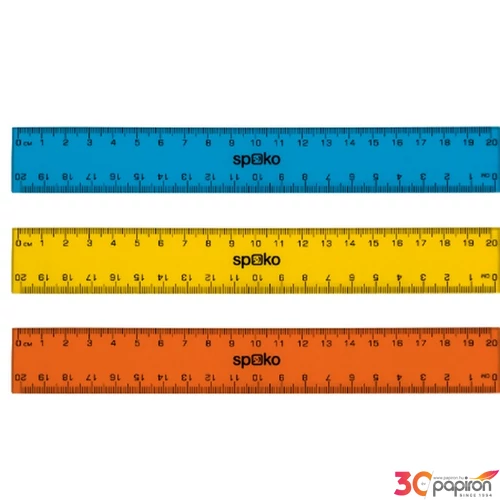 Vonalzó 20 cm vegyes 