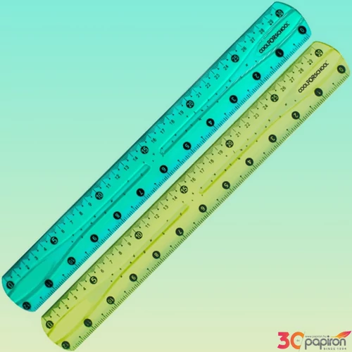 Vonalzó 30cm-es CFS FLEX Cool for School flexibilis vonalzó ICO iskolaszezonos termék - Papiron
