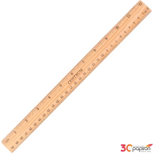 Vonalzó 30cm fa 0