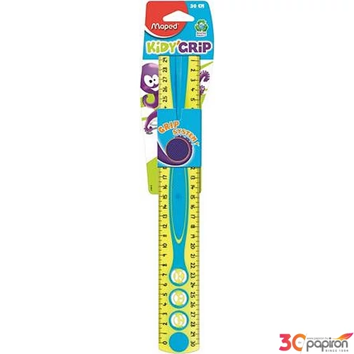 Vonalzó 30cm műanyag Maped Kidy Grip flexibilis ve.szín Irodai kiegészítők Maped 278610