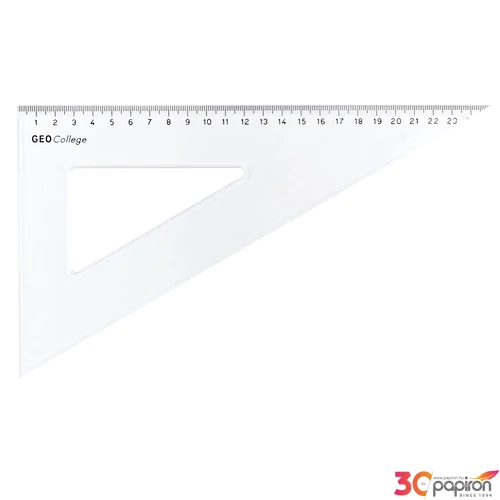 Vonalzó 60° 25cm Aristo GEOCollege víztiszta AH23625