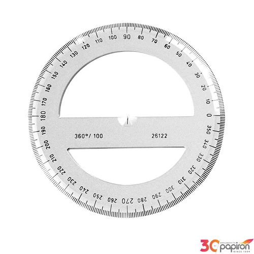 Vonalzó szögmérő 360/100 Koh-I-Noor 746278 Műszaki vonalzó