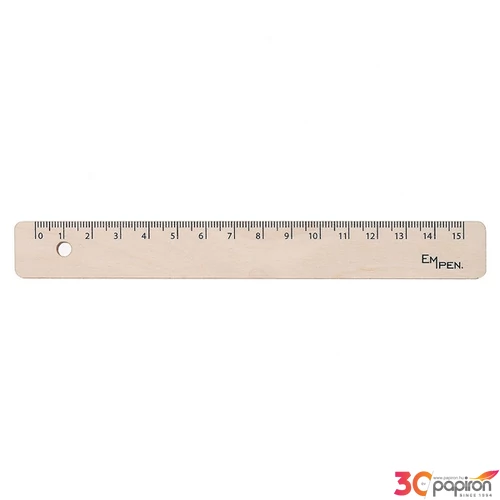 Vonalzó fa 15cm