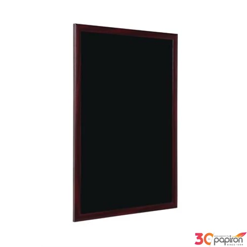 Krétatábla Bi-Office30x40cm információs fekete tábla, cseresznyefa Prezentáció . PM0415652