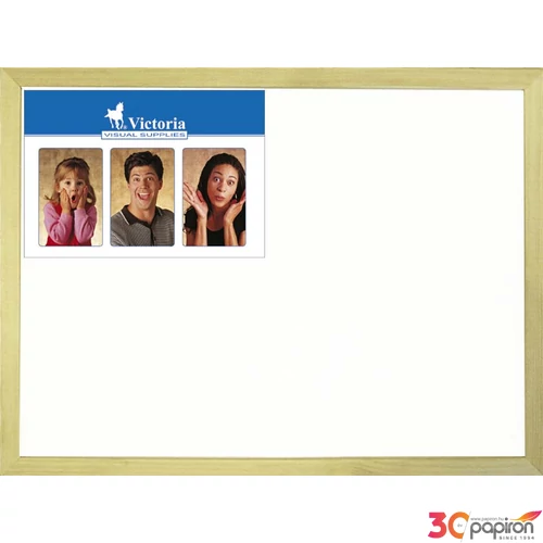 Fehértábla Victoria 40x60cm mágneses, fakeretes, fali Prezentáció VICTORIA MM03001010