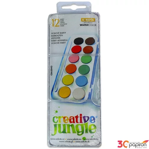 Vízfesték Creative 12-es kicsi Iskolaszezonos termék