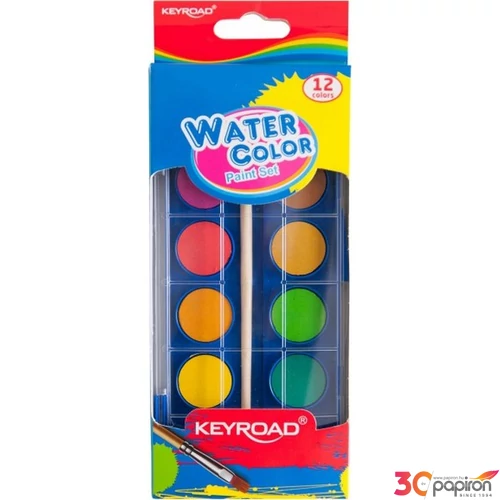 Vízfesték Keyroad 28mm KR971352 12 db-os Iskolaszezonos termék