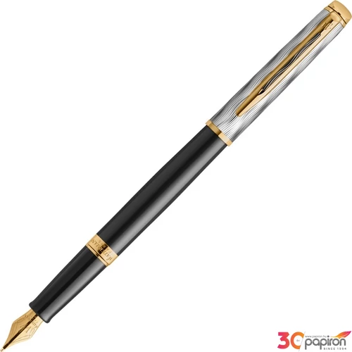 Waterman Hemisphere töltőtoll Deluxe Special Edition Reflections Of Paris fekete cizellált arany klipsz