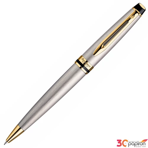 Waterman Expert III golyóstoll S0952000 csiszolt fém arany klipsz EXPERT3 prémium minőség
