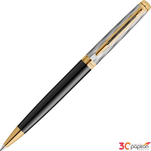 Waterman Hemisphere golyóstoll Deluxe Special Edition Reflections Of Paris fekete cizellált arany klipsz