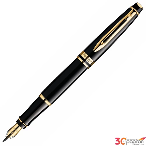 Waterman Expert III töltőtoll S0951640 lakk fekete arany klipsz EXPERT3 prémium minőség