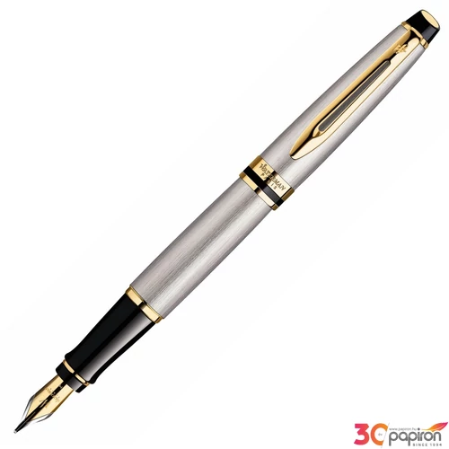 Waterman Expert III töltőtoll S0951940 rozsdamentes acél arany klipsz prémium minőség