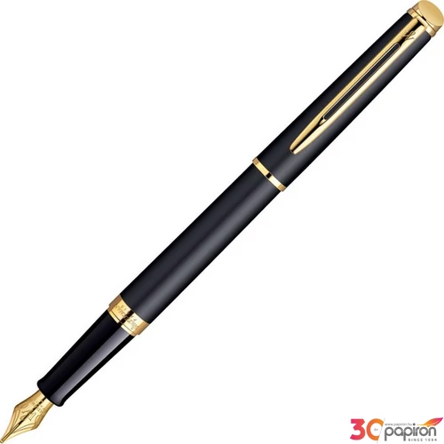 Waterman töltőtoll Hemisphere matt Fekete, Arany Klipsz S0920710