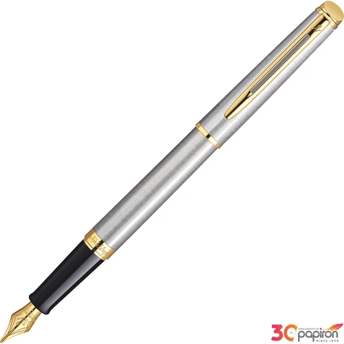 Waterman Hemisphere töltőtoll rozsdamenetes acél, arany klipsz S0920310