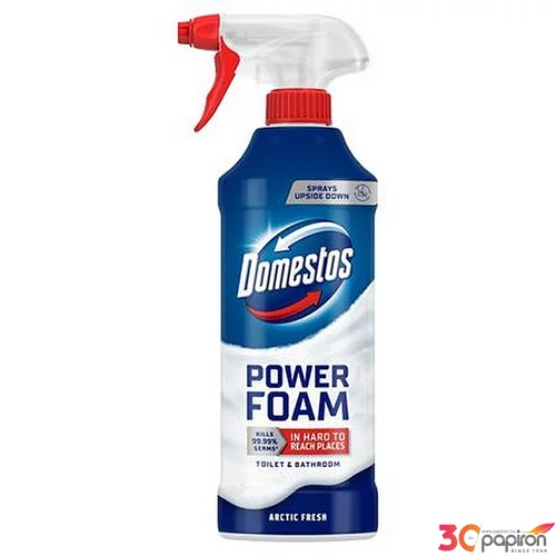 WC- és fürdőszoba tisztító hab 435ml DOMESTOS Power Foam Arctic Fresh