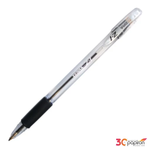 Toll Zebra Z-1 fekete kupakos golyóstoll 0,7mm
