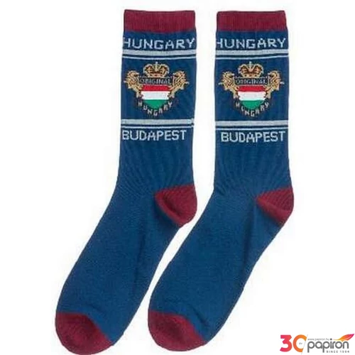 Zokni férfi Hungary, Budapest feliratos Botond-D Magyaros termék