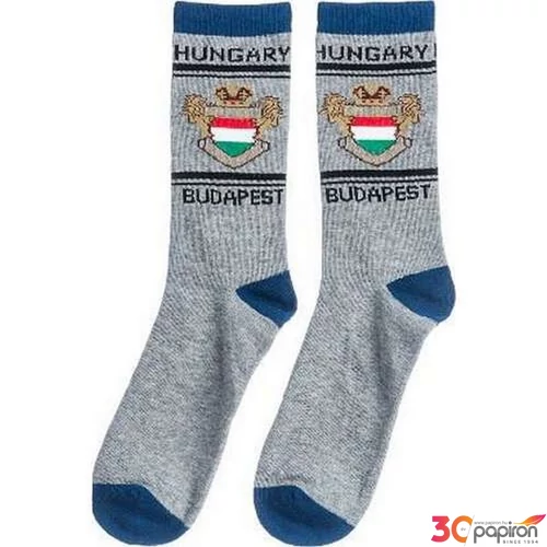 Zokni férfi Hungary, Budapest feliratos Botond-F Magyaros termék