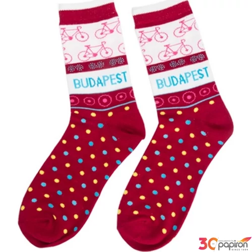Zokni női Budapest feliratos Linda-B Magyaros termék