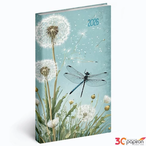 Zsebnaptár álló 2026 5811-70 PICTURE pitypang Realsystem 2026 kollekció!