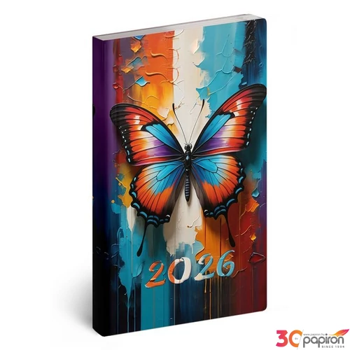 Zsebnaptár álló 2026 5811-83 Flexilepke Realsystem 2026 kollekció!