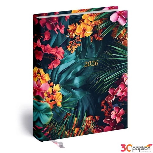 Zsebnaptár B/6 2026 kétnapi 5441-67 2 Day tropical Realsystem 2026 kollekció!
