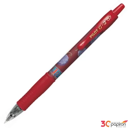 Zseléstoll 0,32mm Pilot nyomógombos, G-2 One Piece, piros