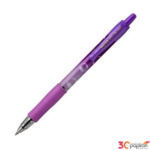 Zseléstoll 0,32mm Pilot nyomógombos, G-2 Purple Bubble, kék