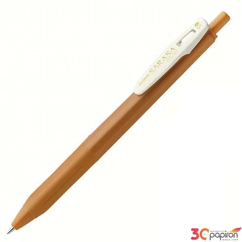 Zseléstoll 0,33 mm nyomógombos ZEBRA "Sarasa Clip Vintage" tevebarna