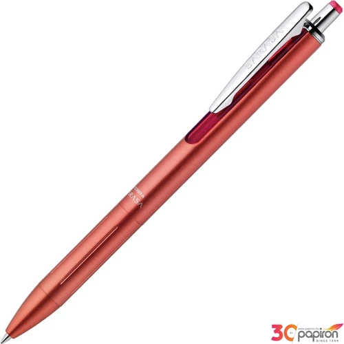 Zseléstoll Zebra Sarasa Grand 0,5mm kék tinta, Lazac-pink tolltest fekete gravírozható lézergravírozással