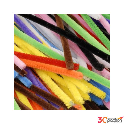 Zsenília 15mm középlila 30cm 10szál/csomag