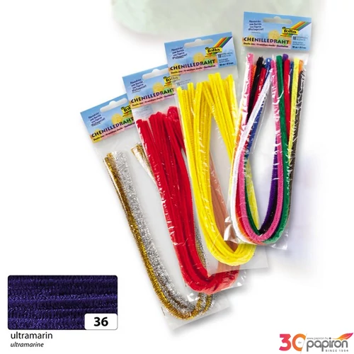 Zsenília szál  Folia 8mmx50cm 10db ultramarin 