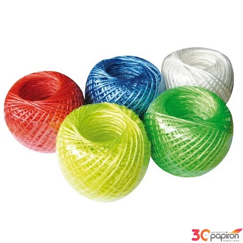 Zsineg PP 50gr 3mm/35m színes vegyesen pi/ké/zö/fe/sá kötözőzsineg