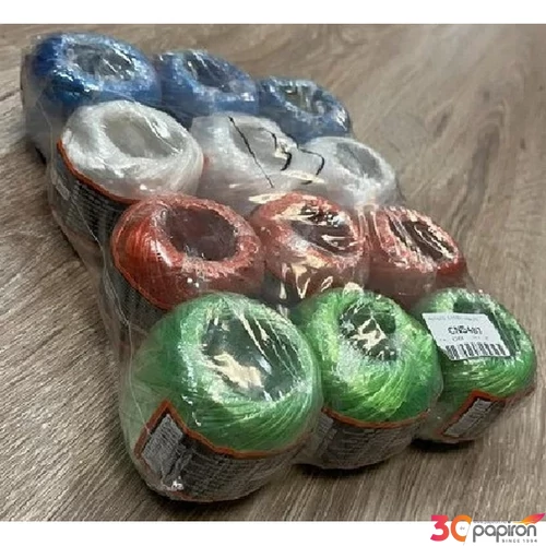 Zsineg PP 50gr színes vegyesen pi/ké/zö/fe kötözőzsineg 5403781