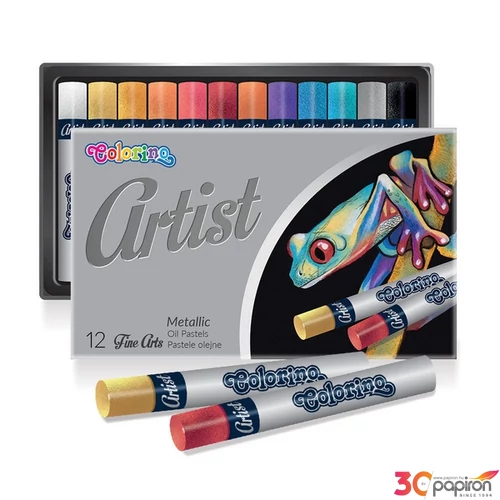 Olajpasztell kréta Artist metálszínek 12 Különböző Szín