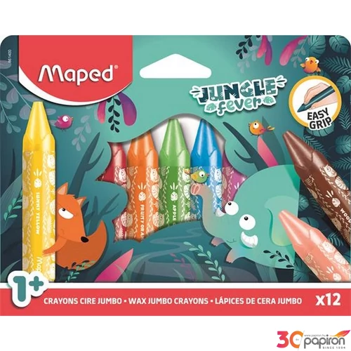 Zsírkréta 12 Maped vastag, Jungle Fever IMA861400