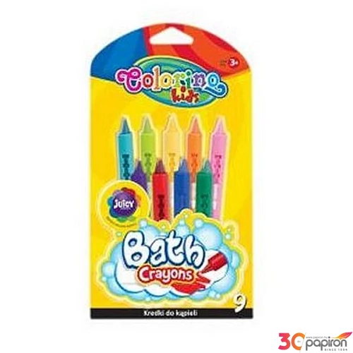 Zsírkrétakészlet Colorino 9 db Fürdőkréta 38973PTR