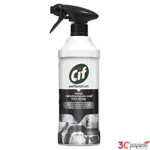 Zsíroldó spray 435ml CIF Perfect Finish inox